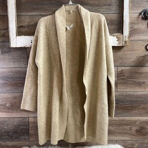 Time And Tru Women's Cardigan Sweater Size M(8-10) Color Beige